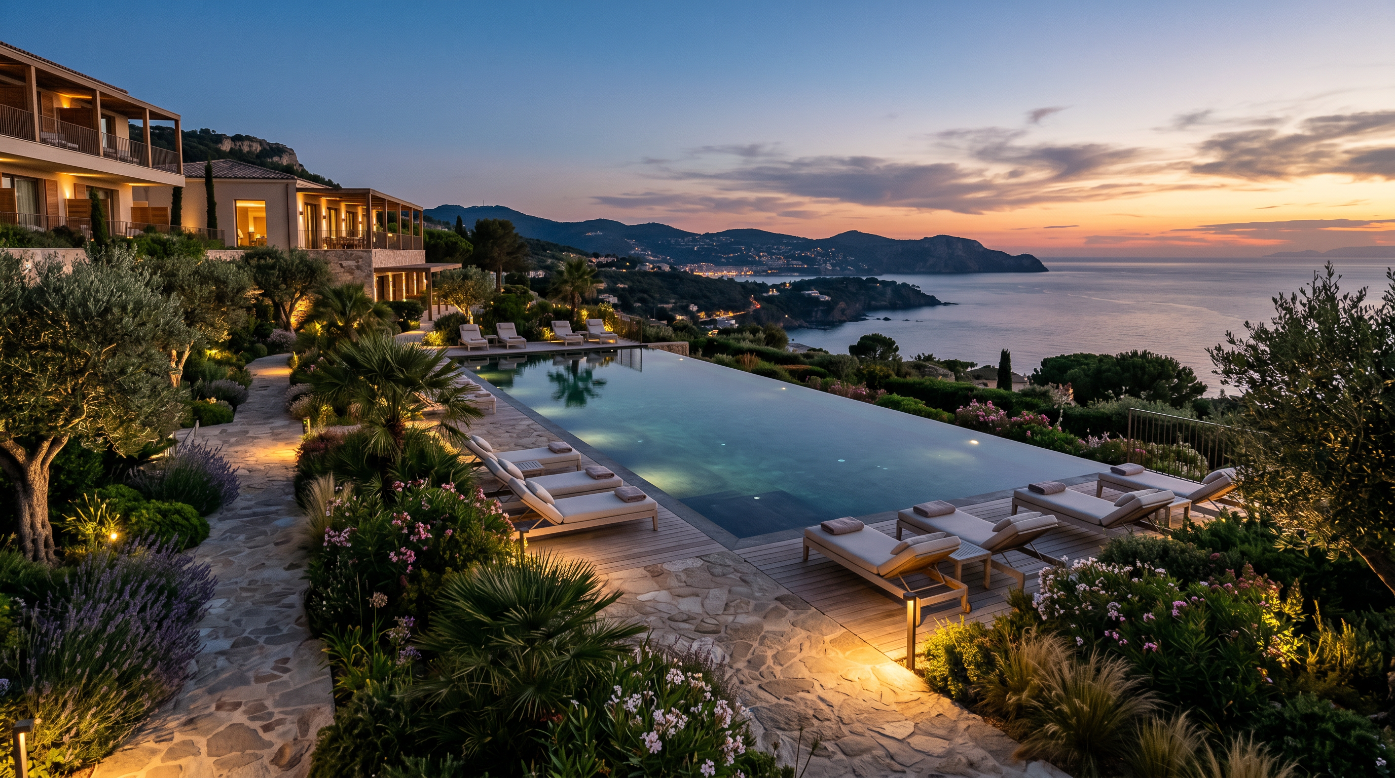 Outdoor swimming pool at UK Hotel Resort